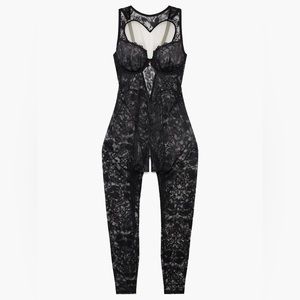 Savage x Fenty Lovestruck Lace Crotchless Catsuit